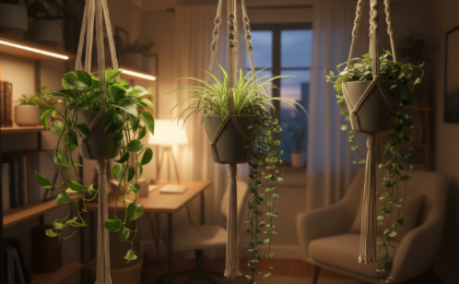 hanging plants for low light apartments