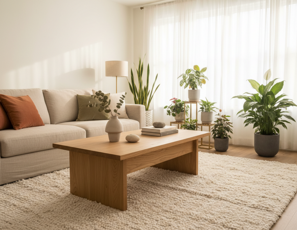 Neutral Home Decor Styles That Match Beautifully With Indoor Plants