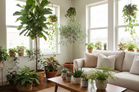 plants that improve apartment atmosphere