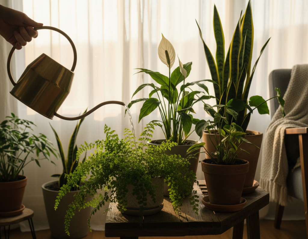 Easy Ways to Recover Dry and Stressed Indoor Apartment Plants